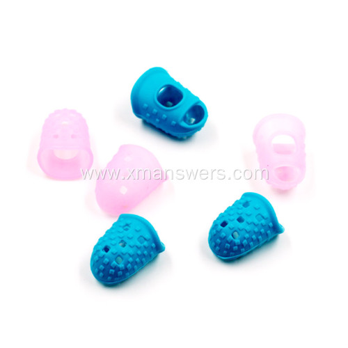 Reusable silicone rubber safety finger tip cover